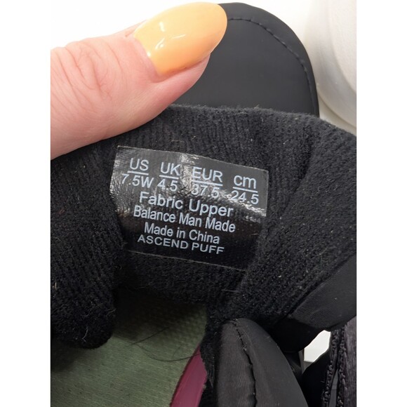 Ryka Ascend Puff Black Sneaker Winter Snow Boots Size 7.5 Wide - Picture 7 of 8